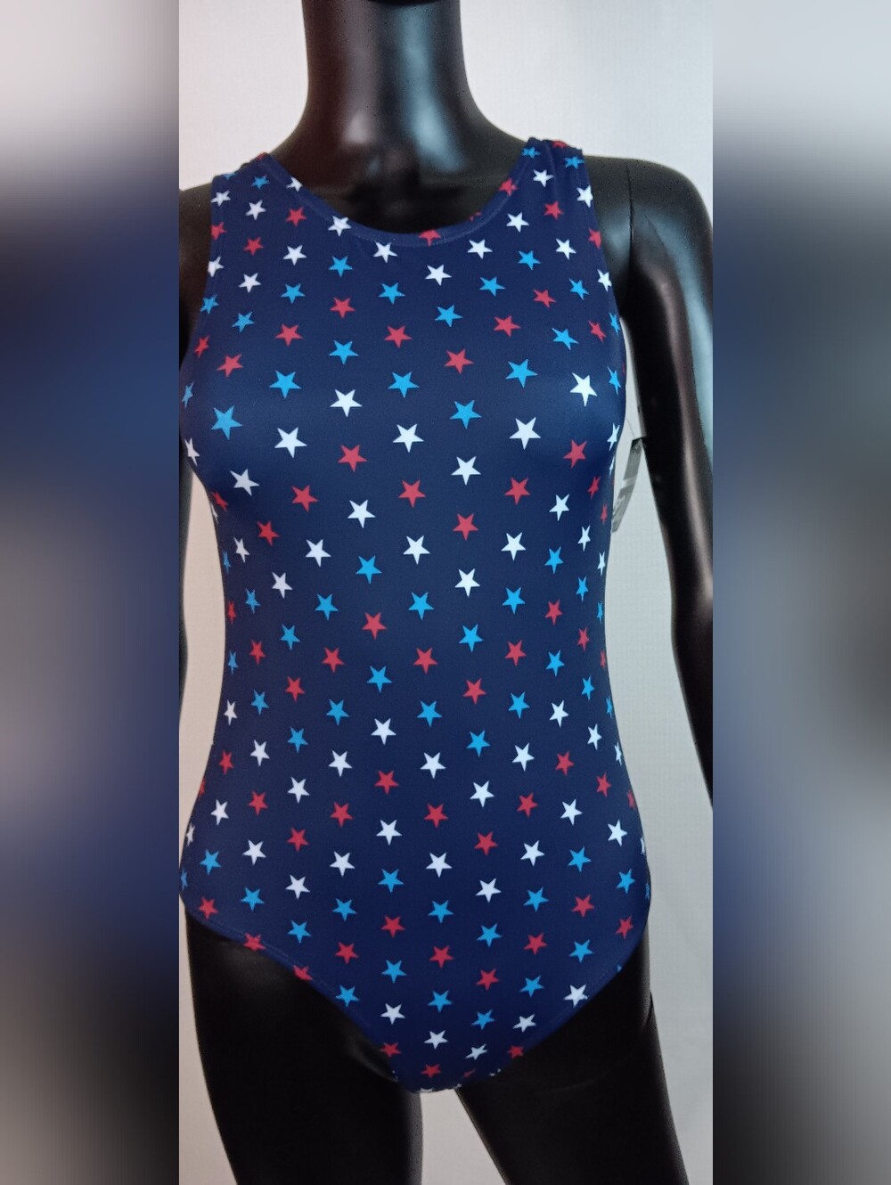 City Streets One Piece Swimwear Americana Stars Blue‎ Swimsuit swimwear XL 18.5 - Picture 12 of 13